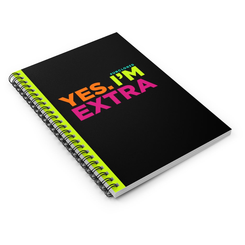 Yes. I'm Extra Notebook Spiral Notebook Ruled Line AUDRIA RICHMOND