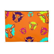 Load image into Gallery viewer, Orange Un® All Over Pattern Accessory Pouch