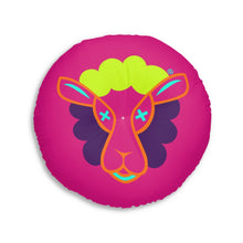 Load image into Gallery viewer, It's Winning Season Tufted Floor Pillow, Round 30x30