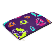 Load image into Gallery viewer, Purple Un® All Over Pattern Accessory Pouch