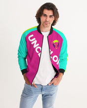 Load image into Gallery viewer, UnCloned® Vertical Rainbow Jacket Men&#39;s Bomber Jacket