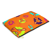 Load image into Gallery viewer, Orange Un® All Over Pattern Accessory Pouch