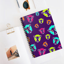 Load image into Gallery viewer, UnCloned® Purple Un Pattern Spiral Notebook - Ruled Line