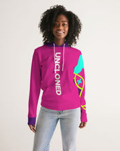 Load image into Gallery viewer, UnCloned® Hoodie with Un on the Side Sleeve Women&#39;s Hoodie