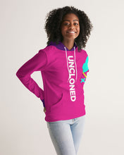 Load image into Gallery viewer, UnCloned® Hoodie with Un on the Side Sleeve Women&#39;s Hoodie