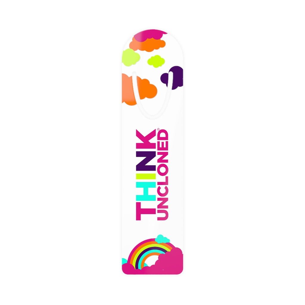 Think UnCloned® & Rainbows Bookmark