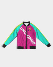 Load image into Gallery viewer, UnCloned® Vertical Rainbow Jacket Women&#39;s Bomber Jacket
