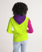 Load image into Gallery viewer, UnCloned® Lime with Color Un on the Front Women&#39;s Hoodie
