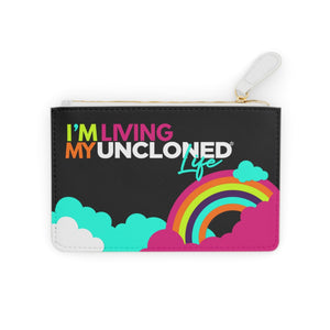 "I'm Living My UnCloned Life®" Mini Clutch Bag