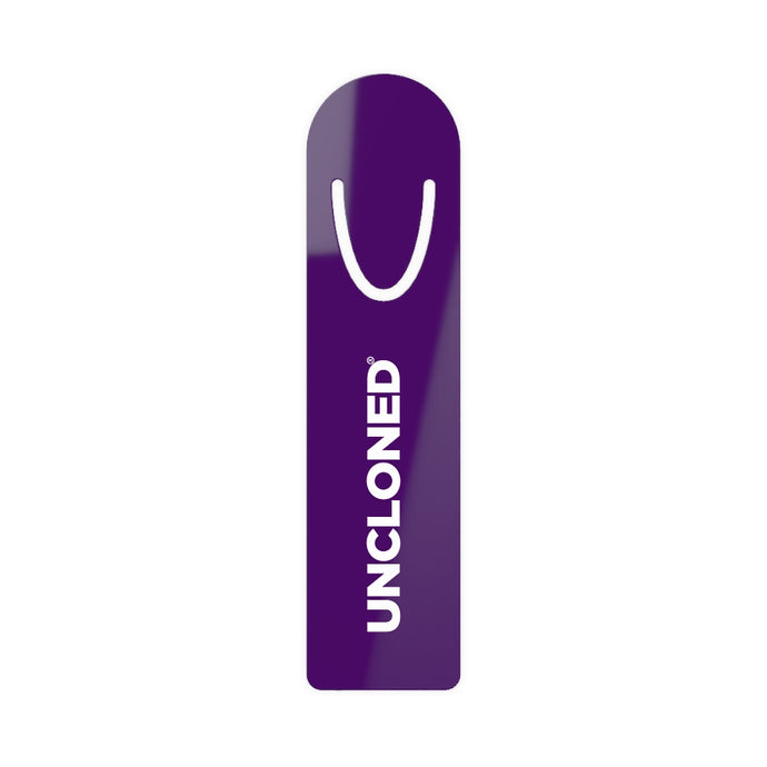 Purple UnCloned® Bookmark