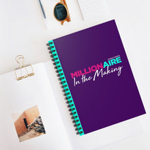 Load image into Gallery viewer, Millionaire in the Making Spiral Notebook - Ruled Line