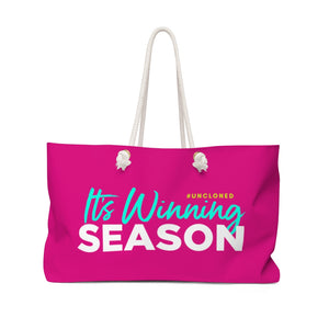 "It's Winning Season" Weekender Bag