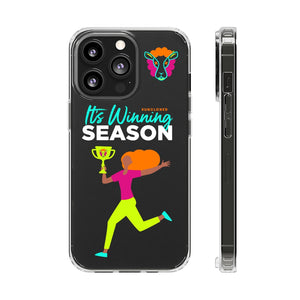 "It's Winning Season" UnCloned® Clear Phone Case (iPhone)