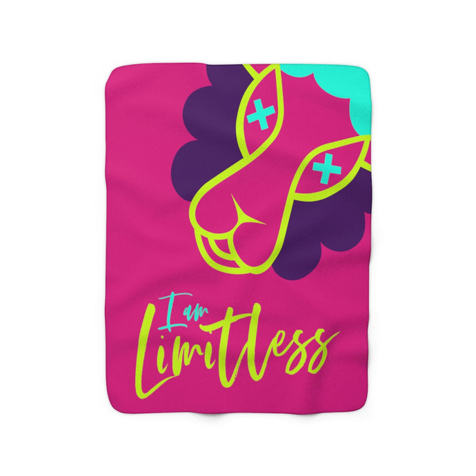 I am Limitless Blanket Sherpa Fleece Blanket