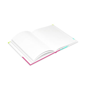 "Yes. I'm Extra Rainbow"  8.5in x 11in Hardcover Notebook with Puffy Covers
