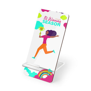 "It's Winning Season" Mobile Display Stand for Smartphones