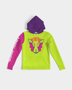 UnCloned® Lime with Color Un on the Front Women's Hoodie