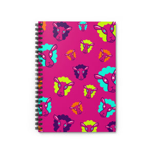UnCloned® Pink Un Pattern Spiral Notebook - Ruled Line