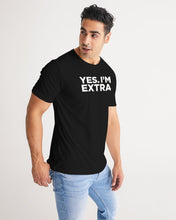 Load image into Gallery viewer, Yes. I&#39;m Extra (Black and White)/ Men&#39;s Tee