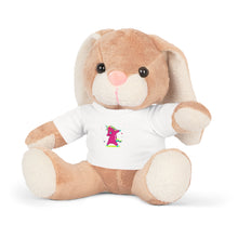 Load image into Gallery viewer, UnCloned® Bunny Plush Toy with &quot;Think UnCloned®&quot; T-Shirt