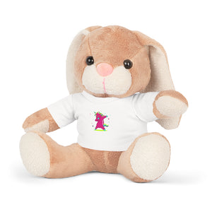 UnCloned® Bunny Plush Toy with "Think UnCloned®" T-Shirt