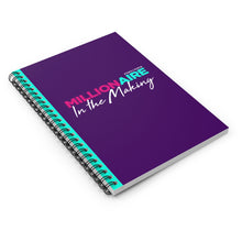 Load image into Gallery viewer, Millionaire in the Making Spiral Notebook - Ruled Line