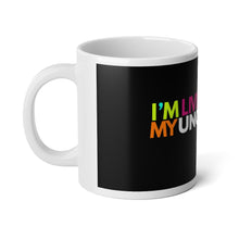 Load image into Gallery viewer, &quot;I&#39;m Living My UnCloned® Life&quot;- Jumbo Mug, 20oz