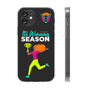 "It's Winning Season" UnCloned® Clear Phone Case (iPhone)