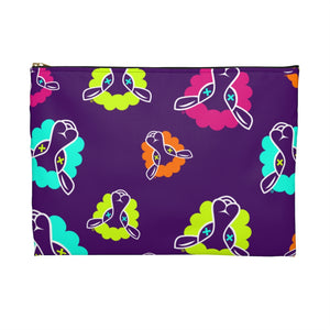 Purple Un® All Over Pattern Accessory Pouch