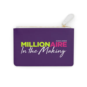 "Millionaire in the Making" Mini Clutch Bag