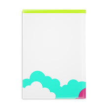 Load image into Gallery viewer, &quot;Yes. I&#39;m Extra Rainbow&quot;  8.5in x 11in Hardcover Notebook with Puffy Covers