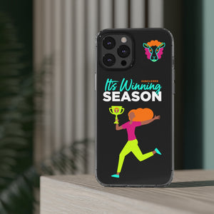 "It's Winning Season" UnCloned® Clear Phone Case (iPhone)