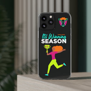 "It's Winning Season" UnCloned® Clear Phone Case (iPhone)
