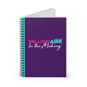 Millionaire in the Making Spiral Notebook - Ruled Line