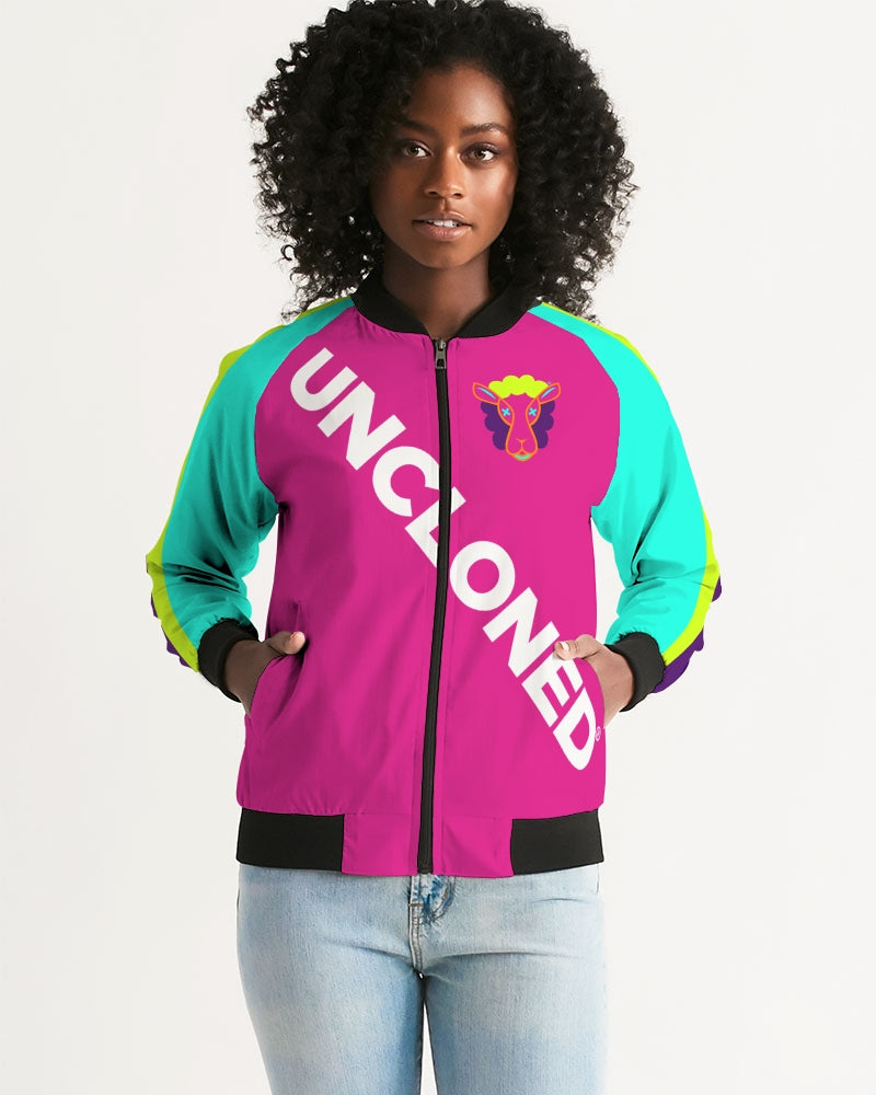 UnCloned® Vertical Rainbow Jacket Women's Bomber Jacket