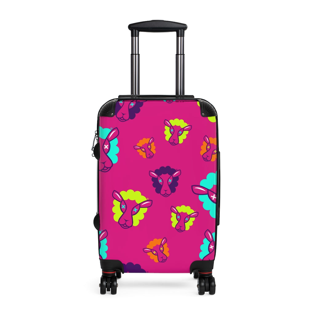 Pink Un® All Over Pattern Cabin Suitcase