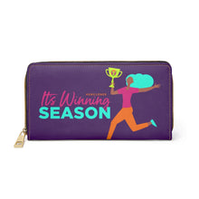 Load image into Gallery viewer, It&#39;s Winning Season Zipper Wallet