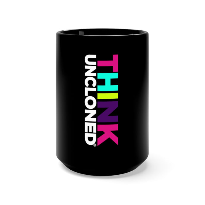 Think UnCloned™-Black Mug 15oz