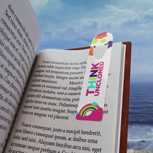 Think UnCloned® & Rainbows Bookmark