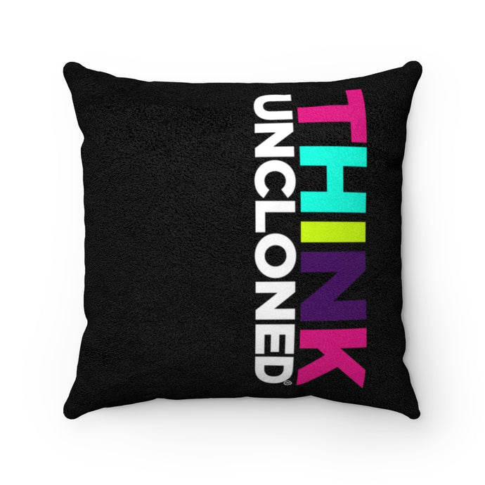 Think UnCloned™ Faux Suede Square Pillow