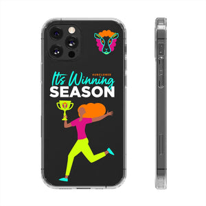 "It's Winning Season" UnCloned® Clear Phone Case (iPhone)